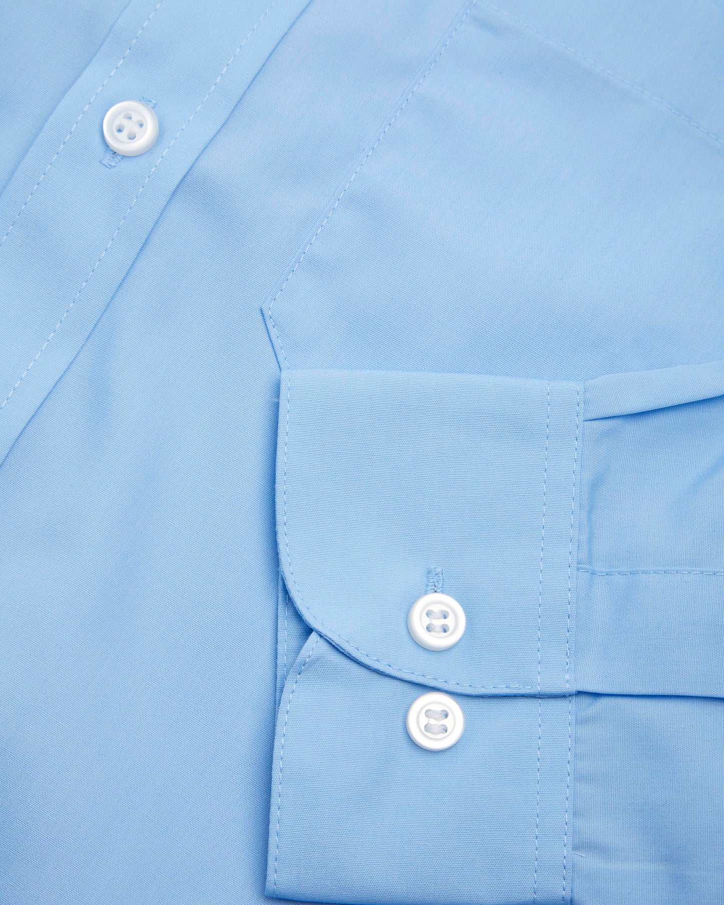 ECI Boys Blue Long Sleeve Shirt Buttons