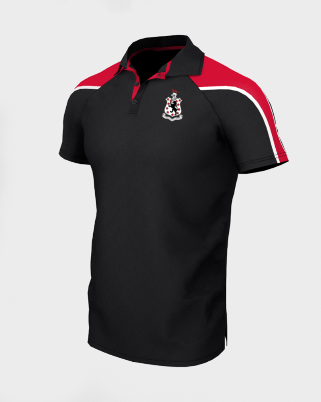 Boys Black-Red Polo Shirt