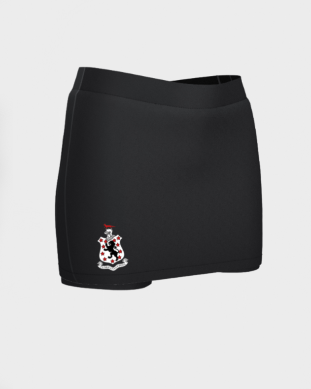 Girls Black Games Skort (New Style)