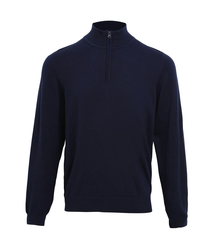 Navy ¼ Zip Jumper