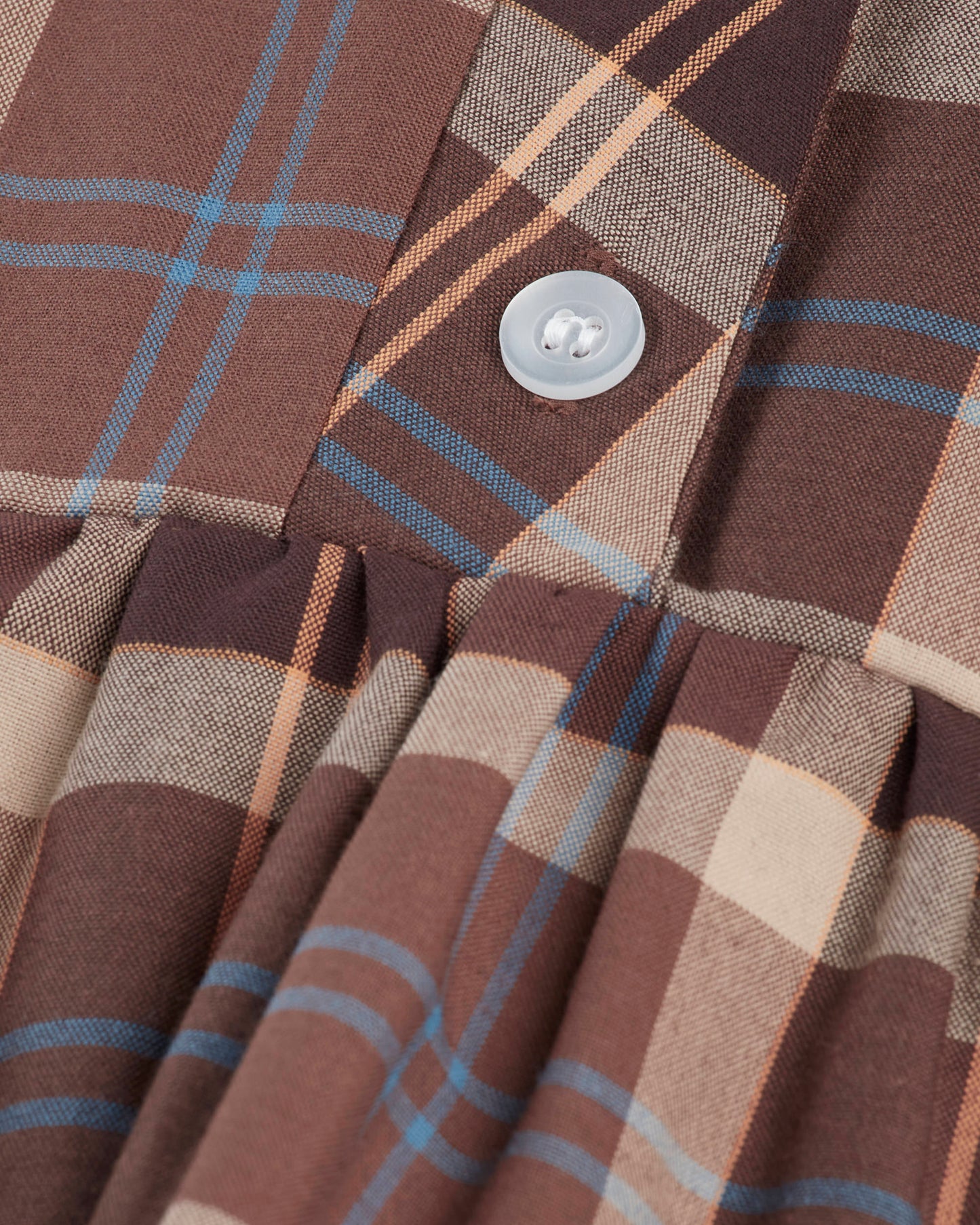 Brown Tartan Summer Dress