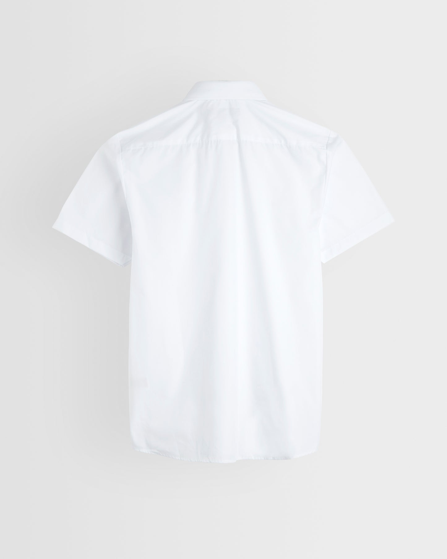 Boys White Short Sleeve Shirt - Pack of 2