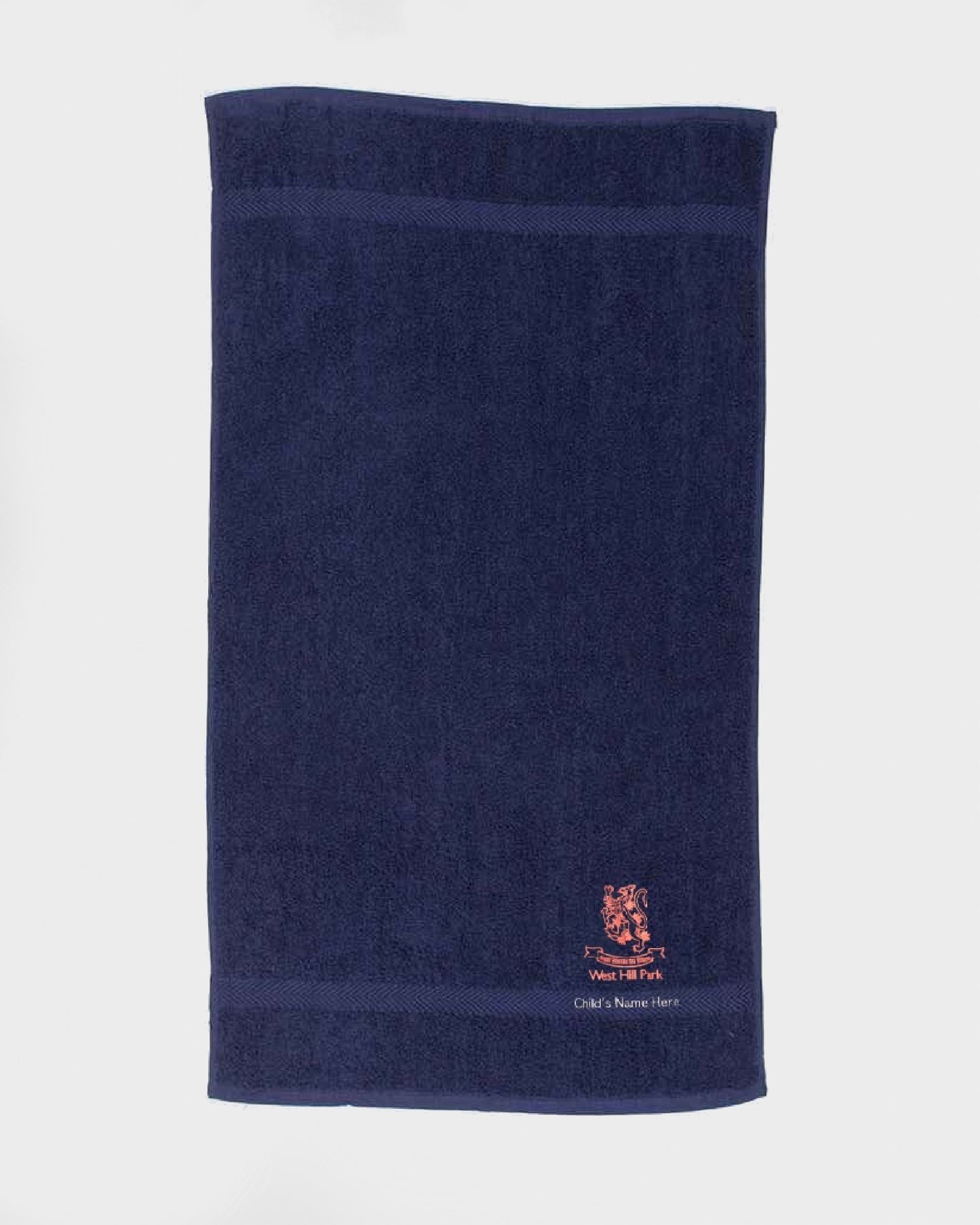 Navy Towel with Name