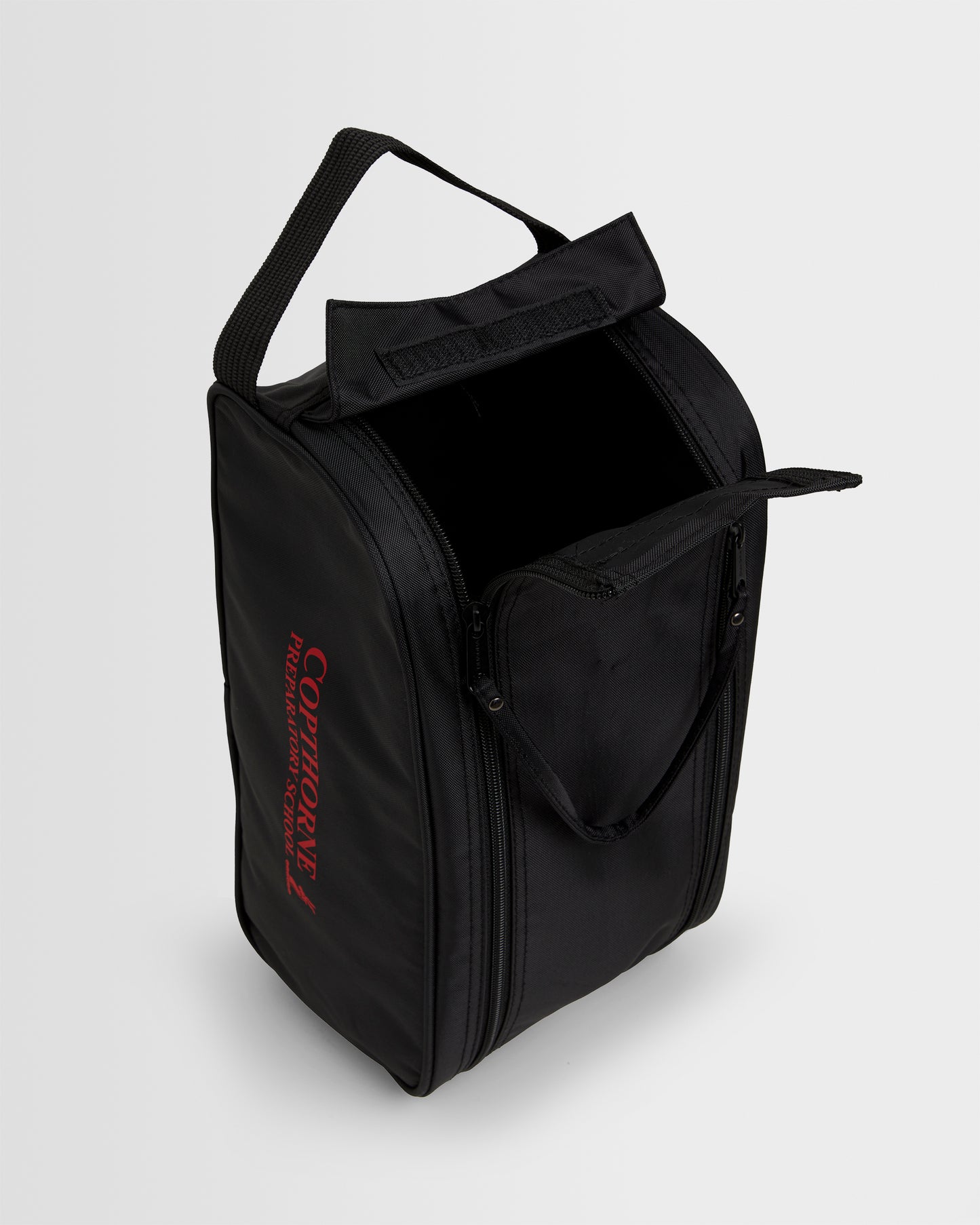 Black Boot Bag with Logo