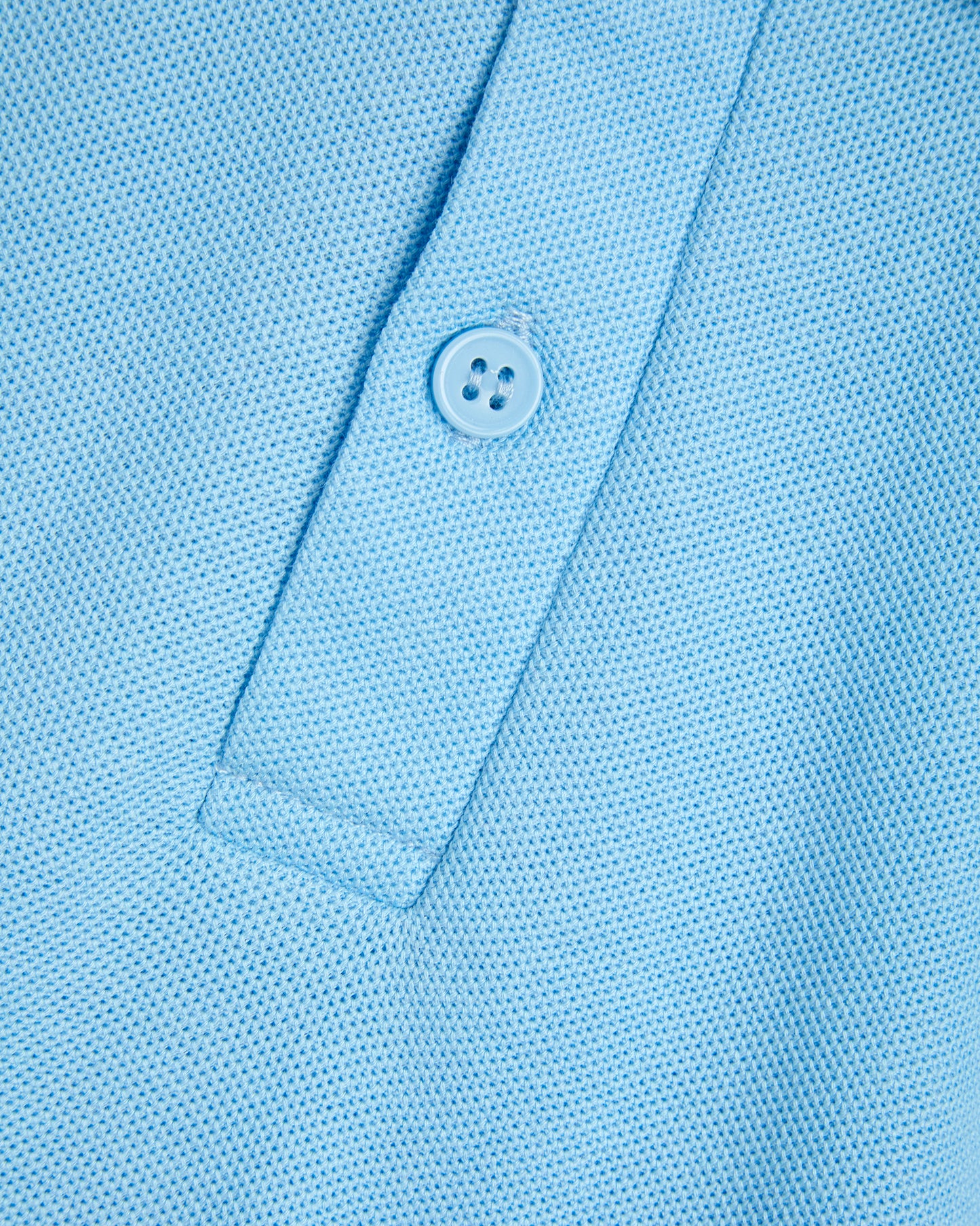 Unisex Sky Blue Short Sleeve Polo Shirt