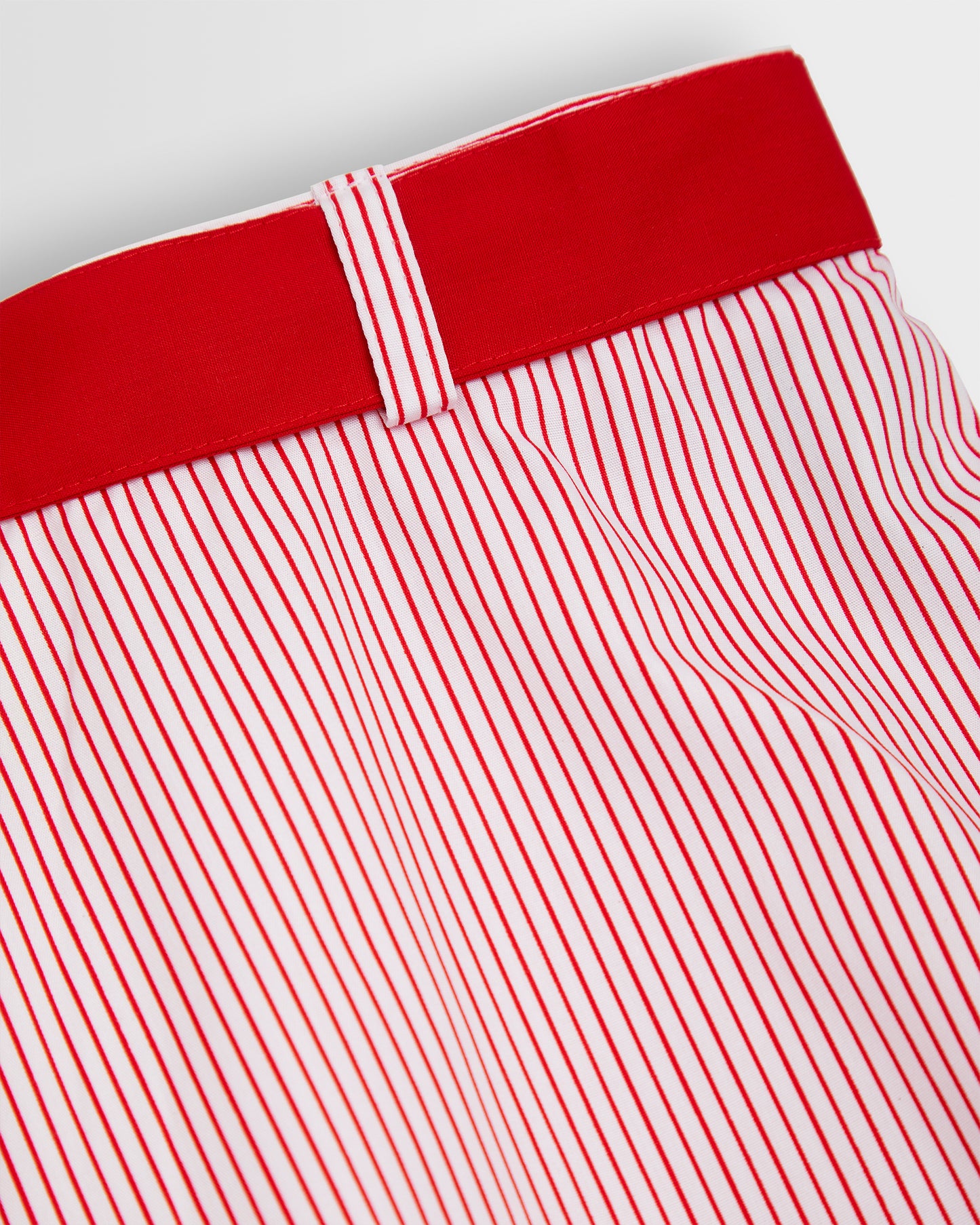 Girls Red-White Summer Skirts