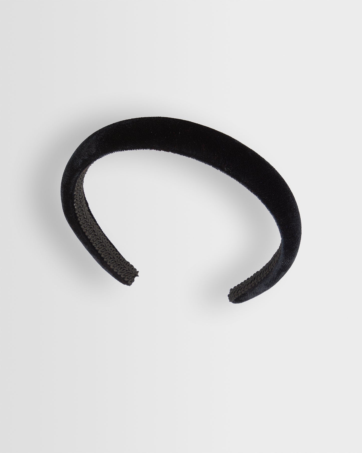 Girls Thick Black Velvet Hairband