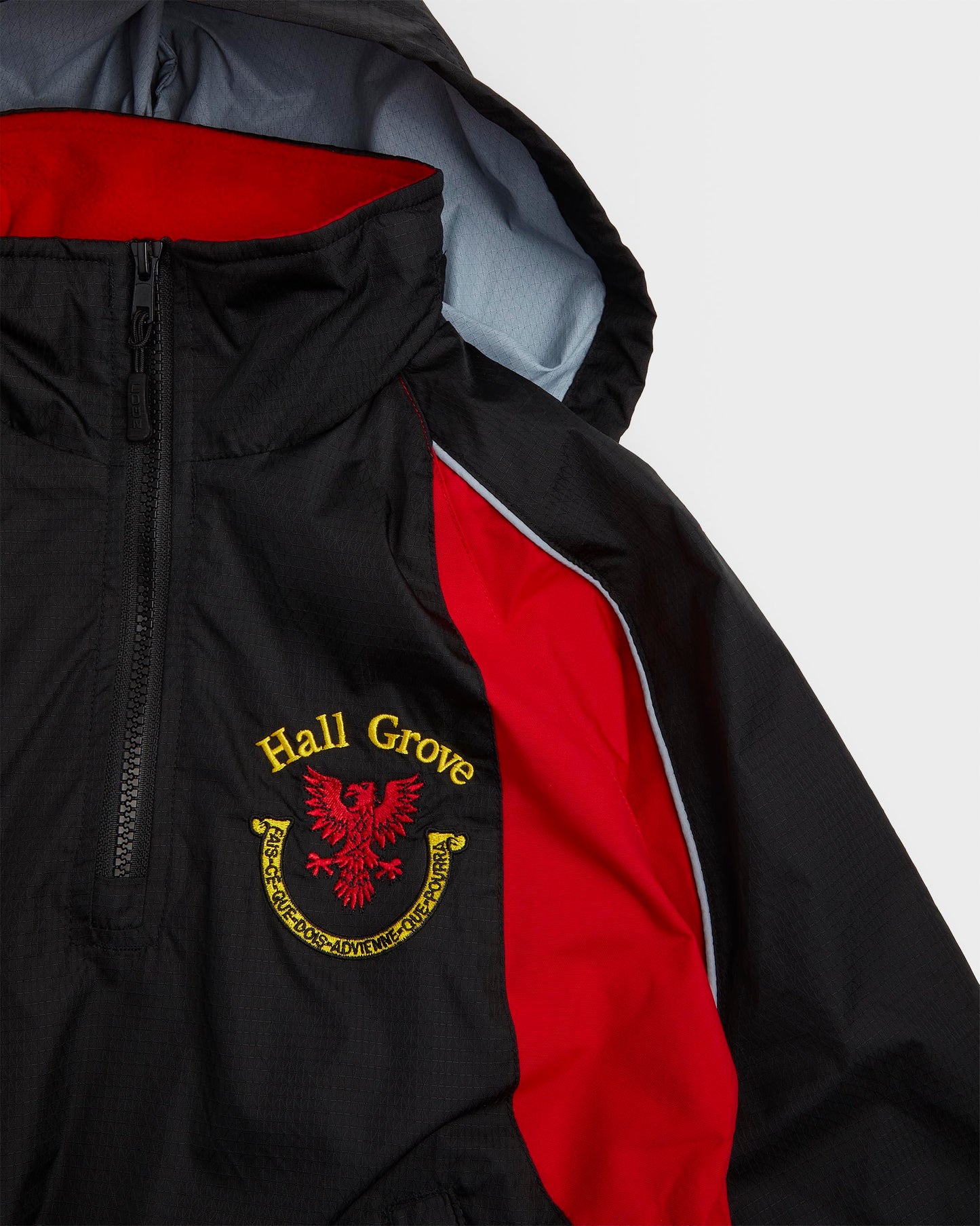 Unisex Black-Red Tracksuit Top