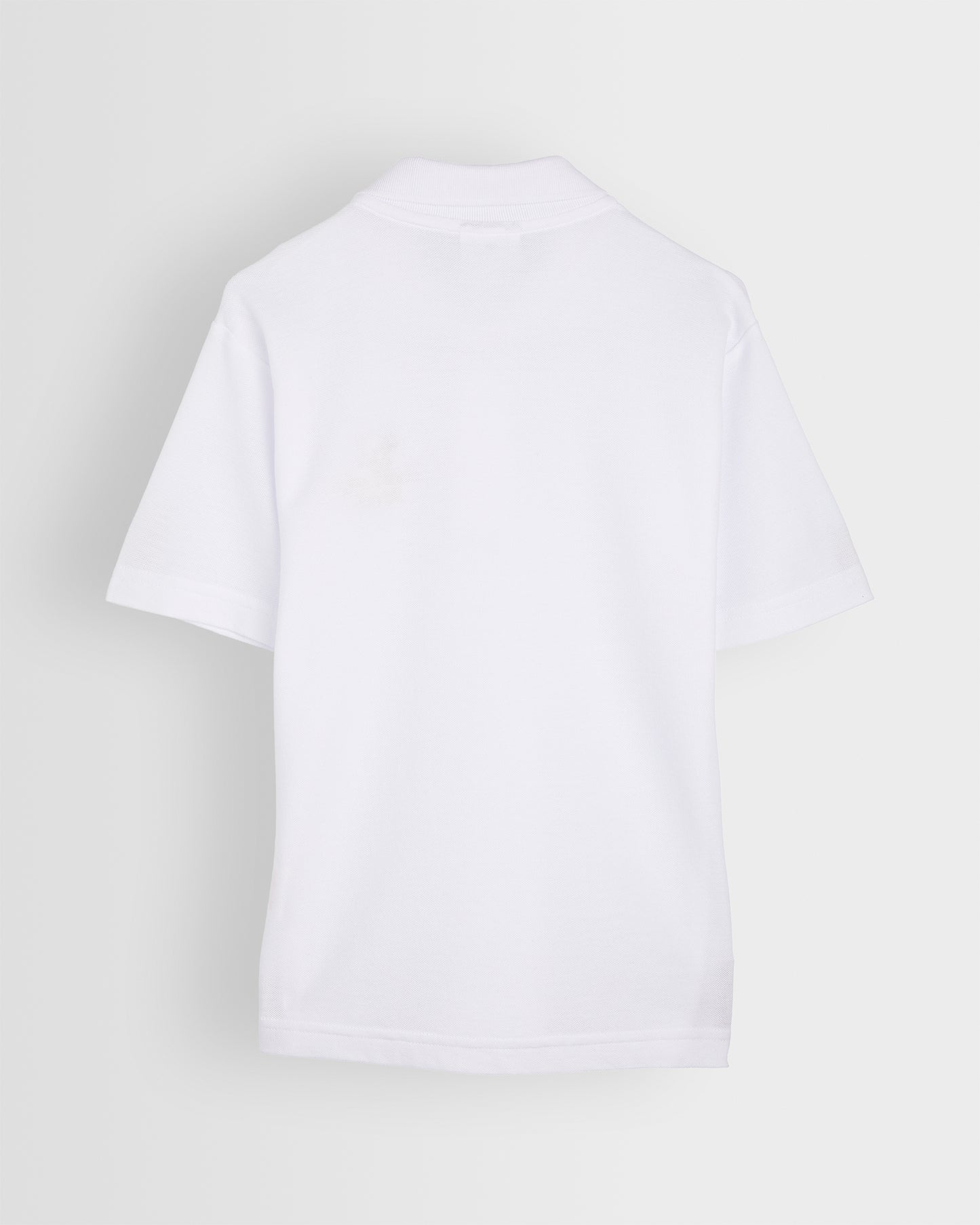 Unisex White Polo Shirt