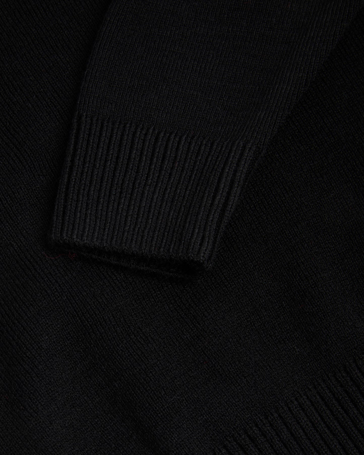 Unisex Black-Red V Neck Jumper