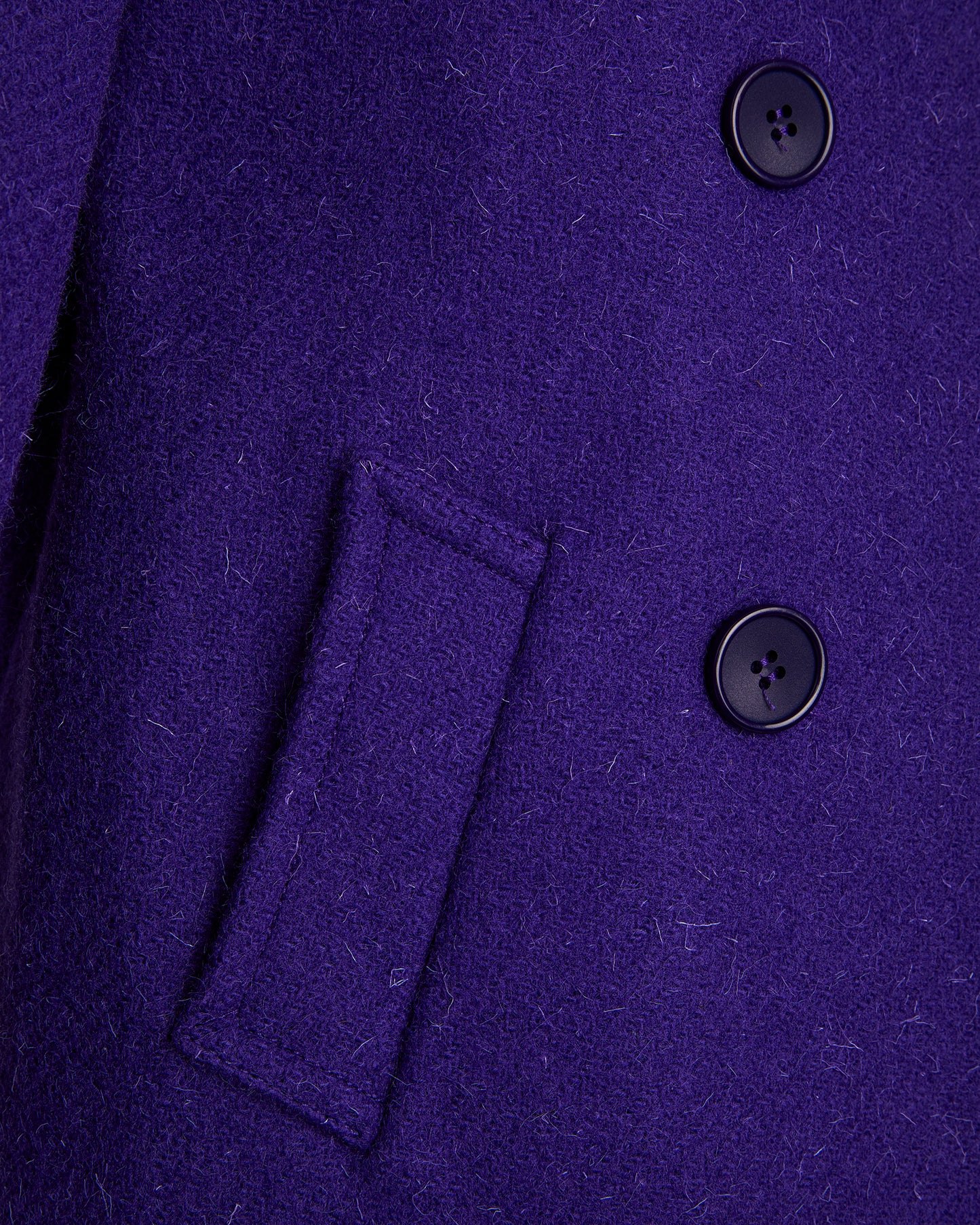Purple Tweed Coat