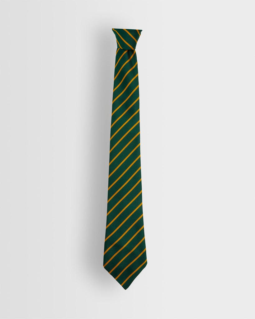 Unisex Green/Gold Year 8 Tie
