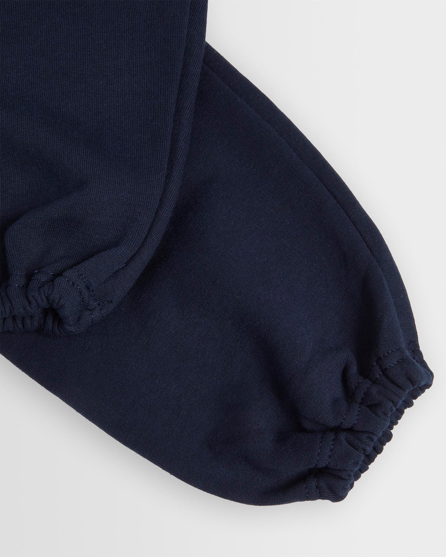 French Navy Elasticated Hem Jog Pants Leg Cuff