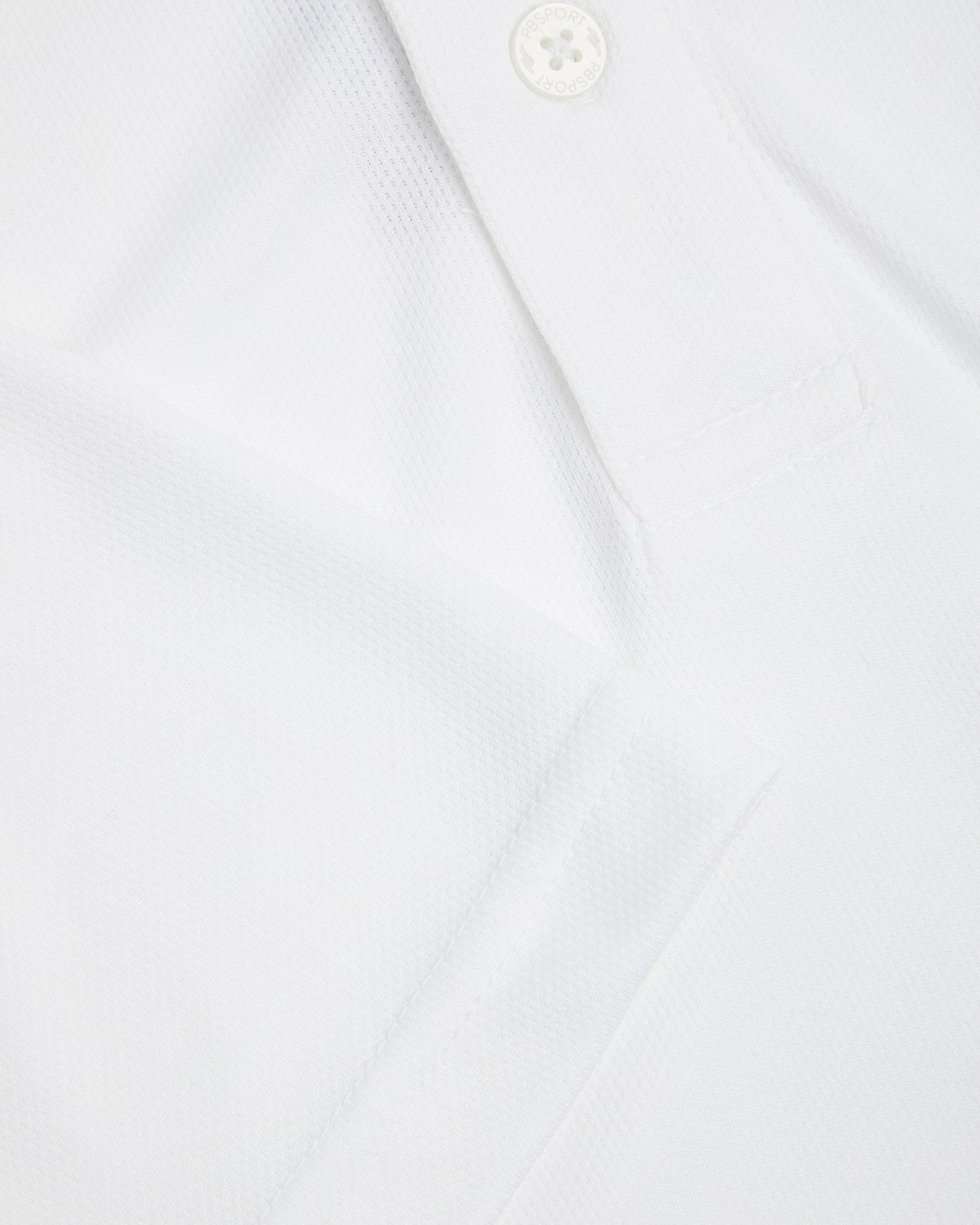 Boys White PE polo shirt