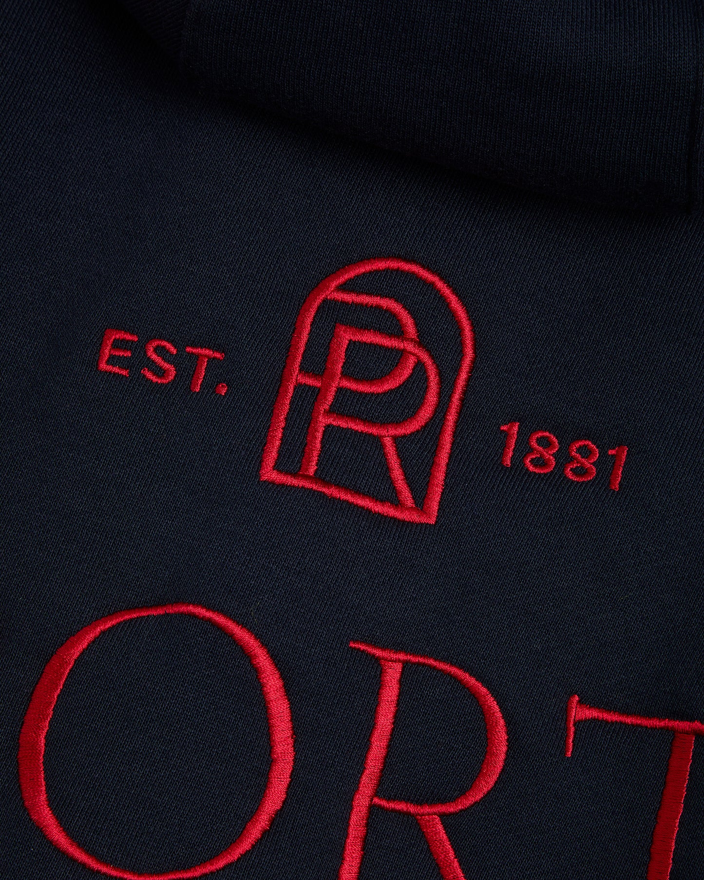 Unisex Navy-Red Hoodie- NEW