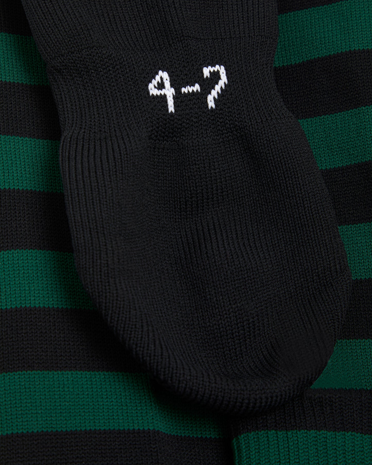 Unisex Black/Green Hooped Games Socks