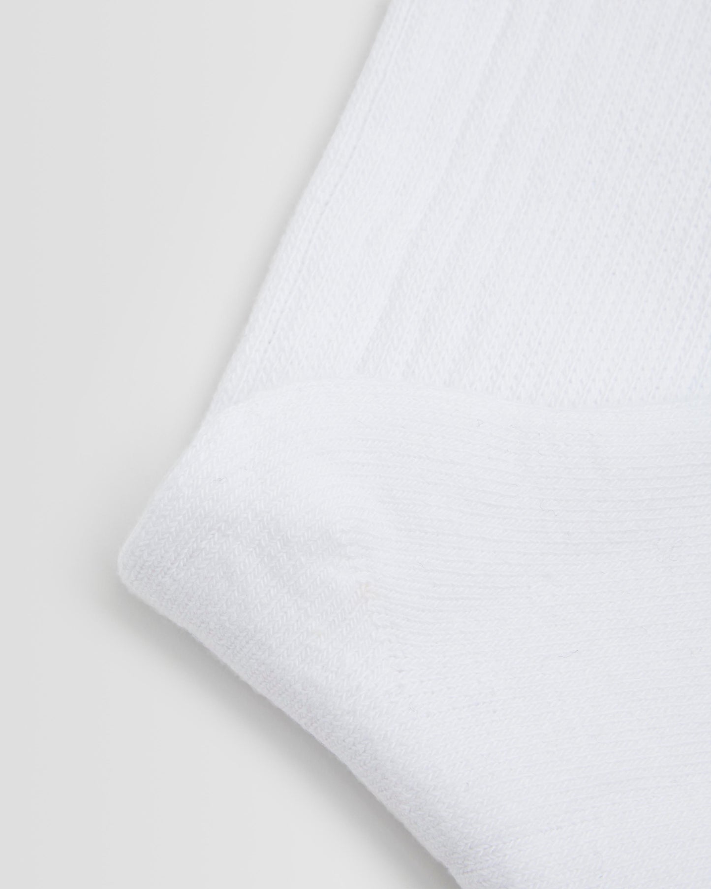 Unisex White PE Socks