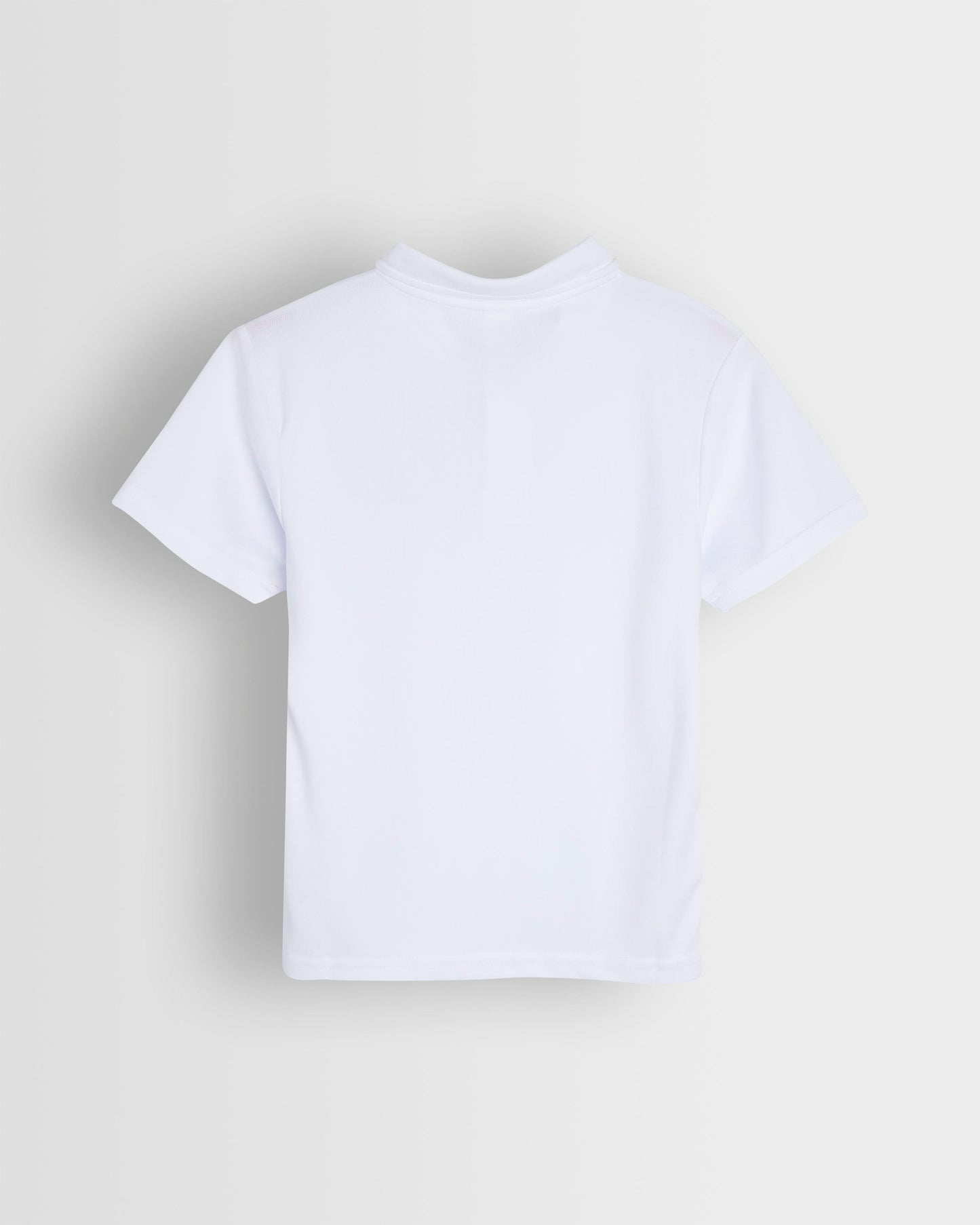 Unisex White Sports Polo Shirt