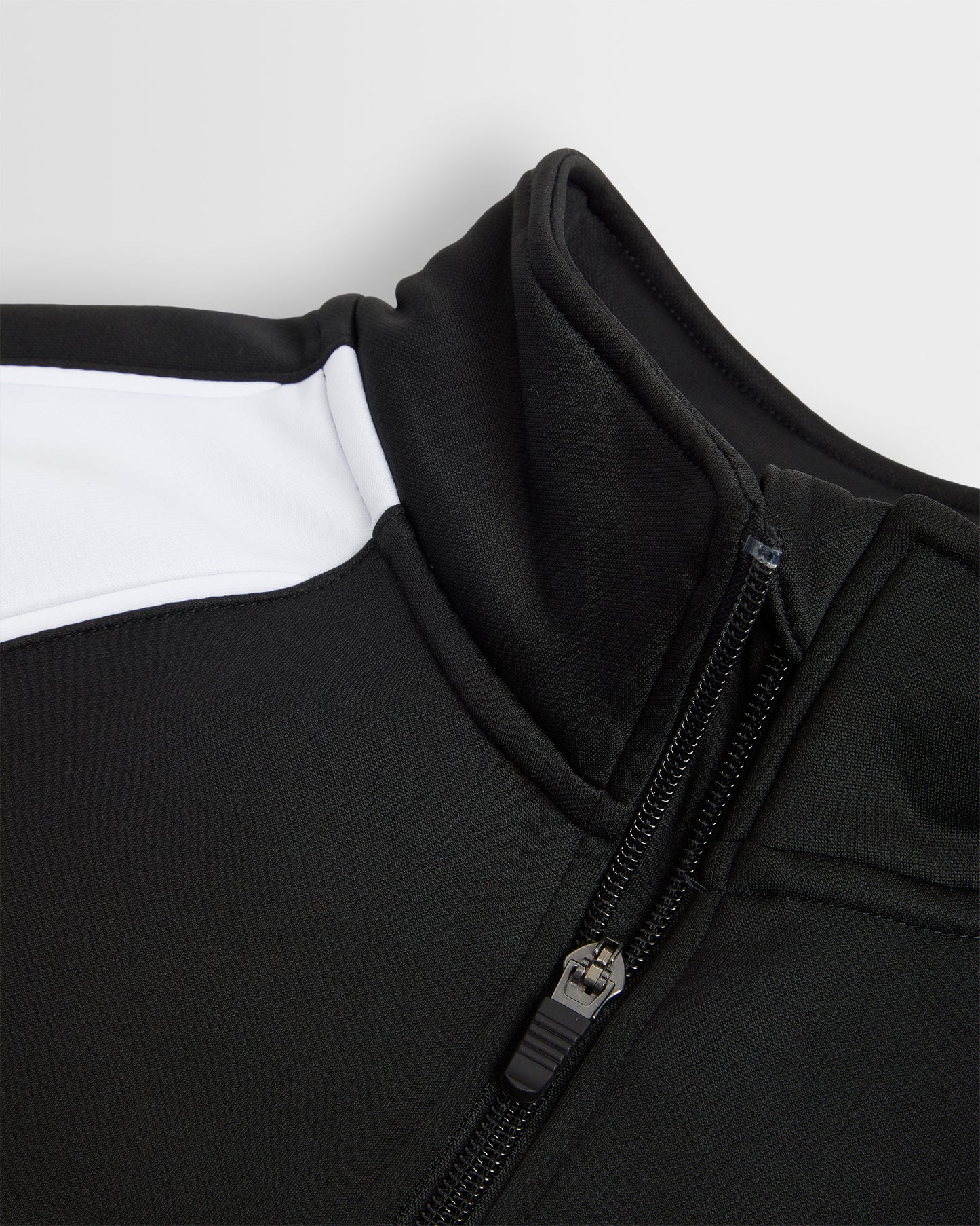 Black-White Mid Layer Track Top