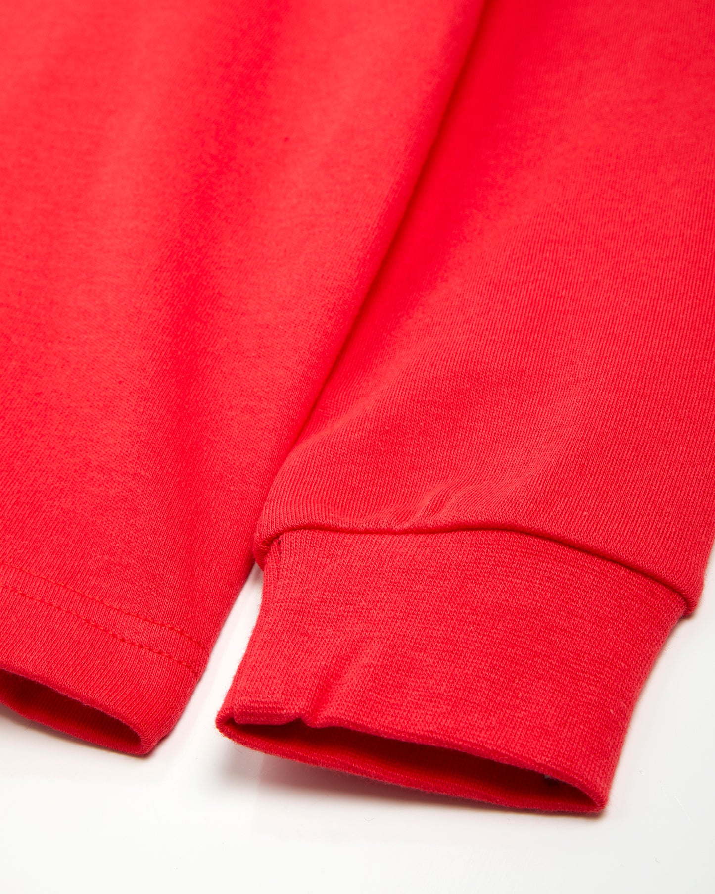 Unisex Red Roll Neck Pullover