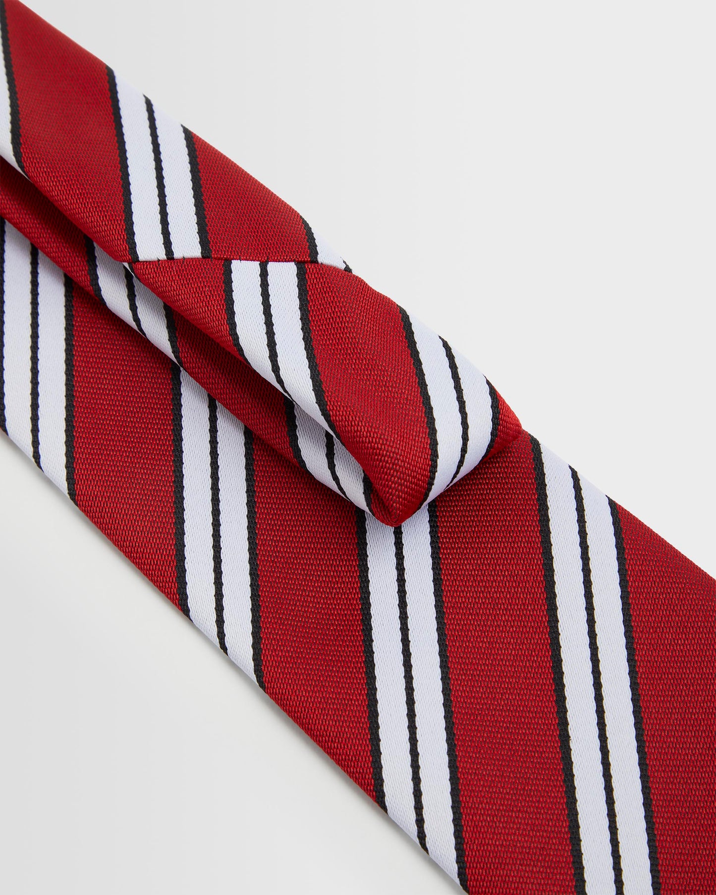 Unisex Red/White/Black Tie- Years 1 to 7