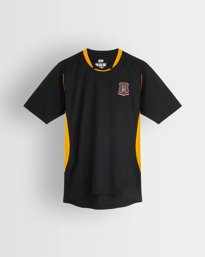 Black-Amber Coaches Football Top