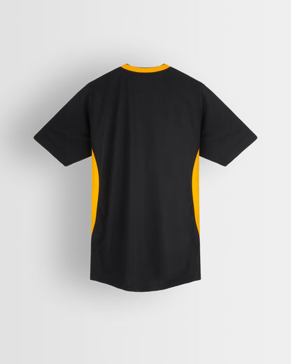 Black-Amber Coaches Football Top