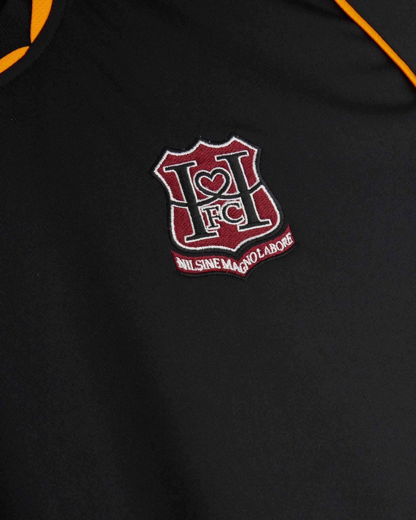 Black-Amber Coaches Football Top