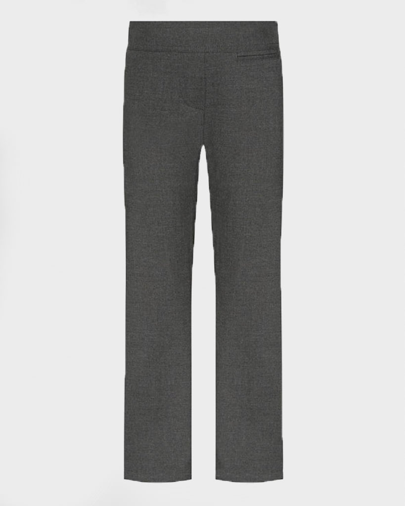 Girls Fit Grey Elasticated Trousers- Reception to Year 11
