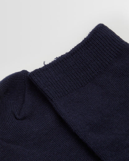 Unisex Navy Short Socks - Pack of 3