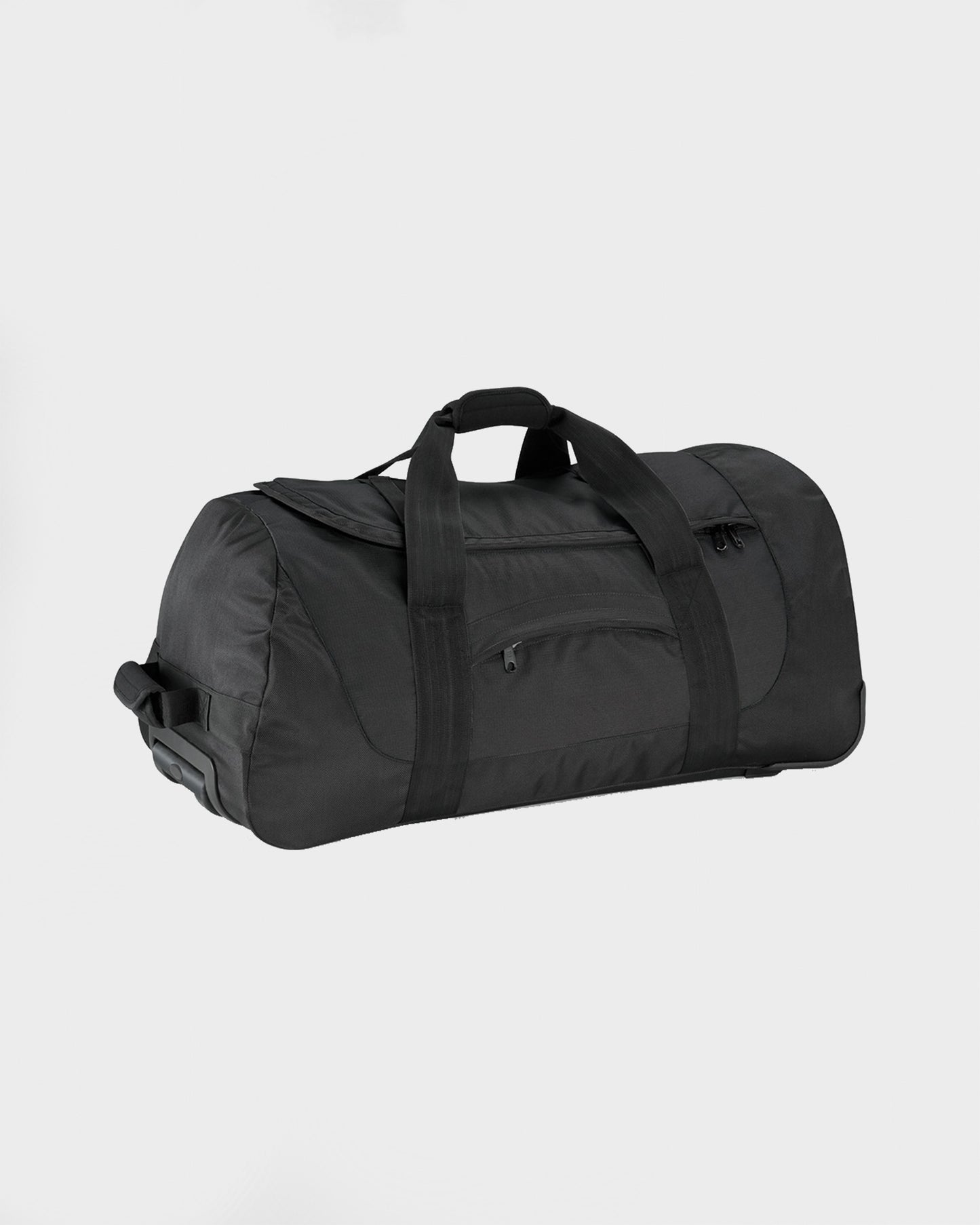 CAL Black Boarders Holdall on Wheels Front
