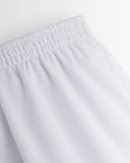 White PE Shorts- New