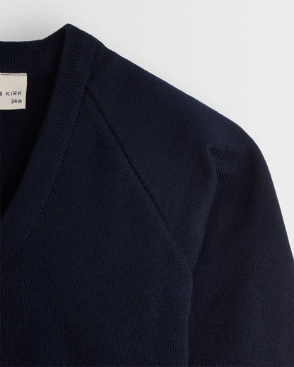 Year 7-8  Unisex Navy V Neck Sweater