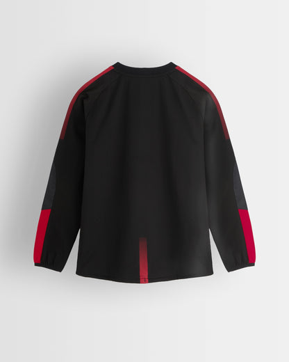 Unisex Black/Red Tracksuit - Contact Top (Small sizes)