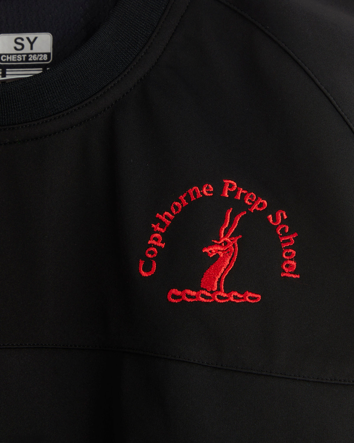 Unisex Black/Red Tracksuit - Contact Top (Small sizes)