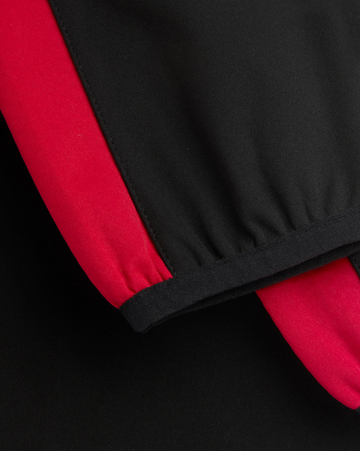 Unisex Black/Red Tracksuit - Contact Top (Small sizes)