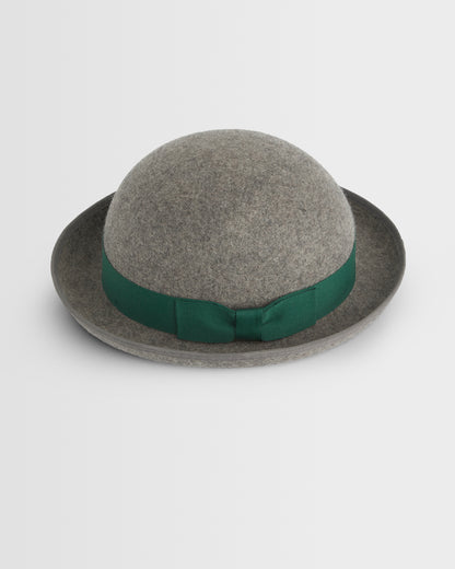 Girls Green Banded Felt Hat