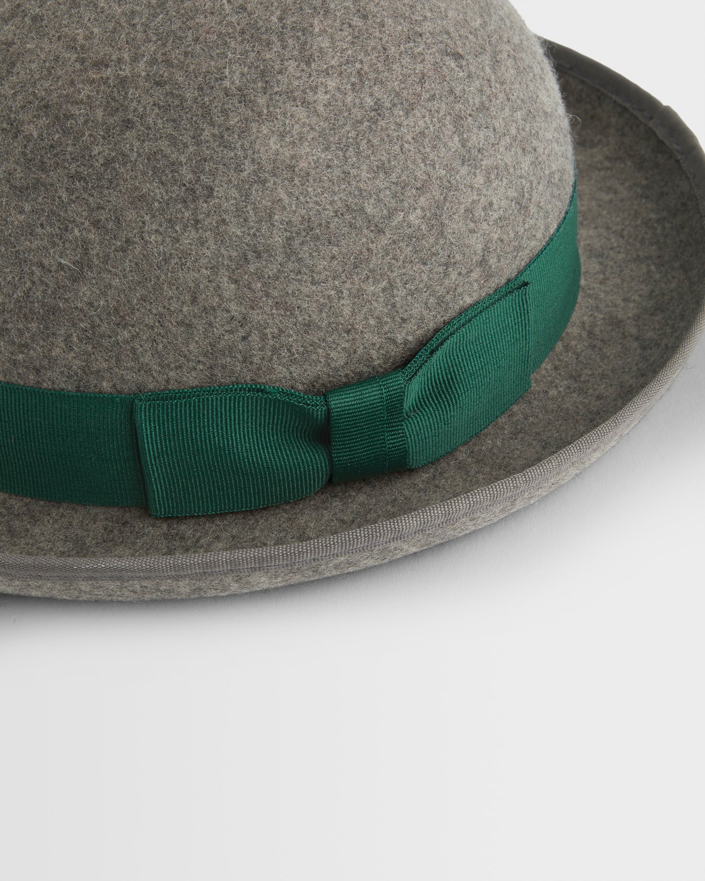 Girls Green Banded Felt Hat