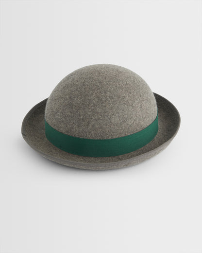 Girls Green Banded Felt Hat
