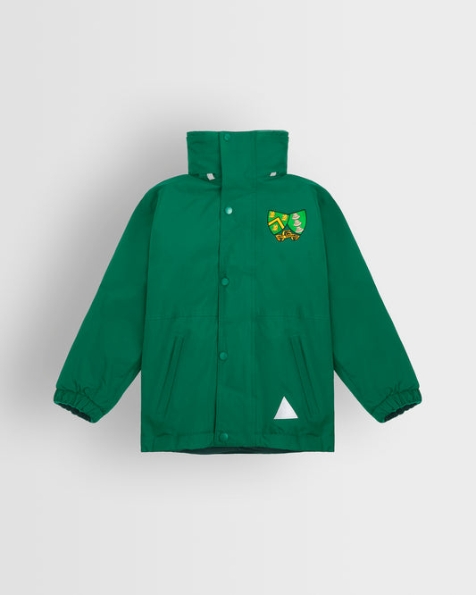 Unisex Green Waterproof Coat