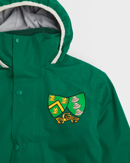 Unisex Green Waterproof Coat