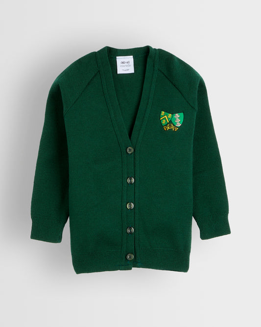 Girls Green Cardigan
