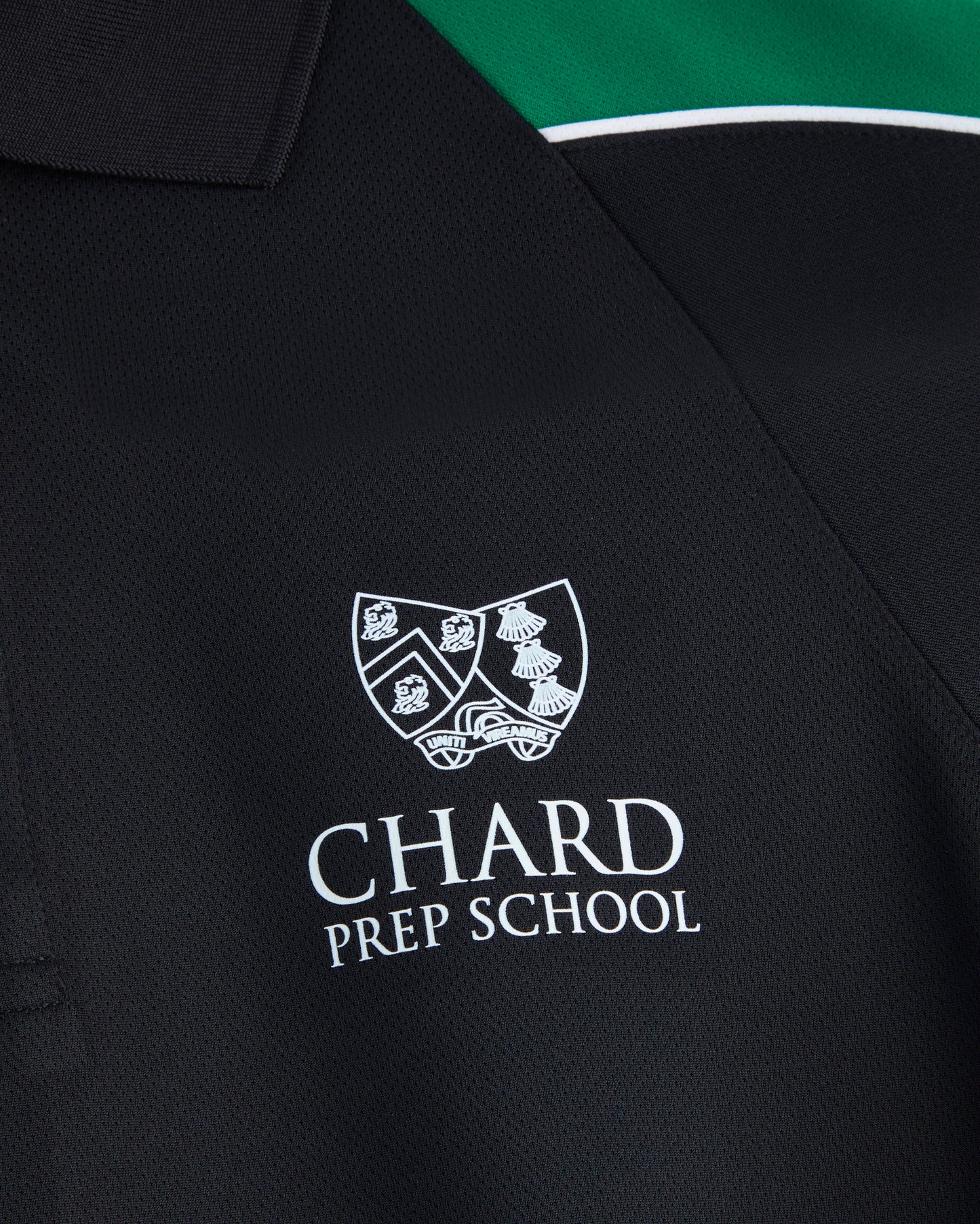 Boys Black-Green PE Top