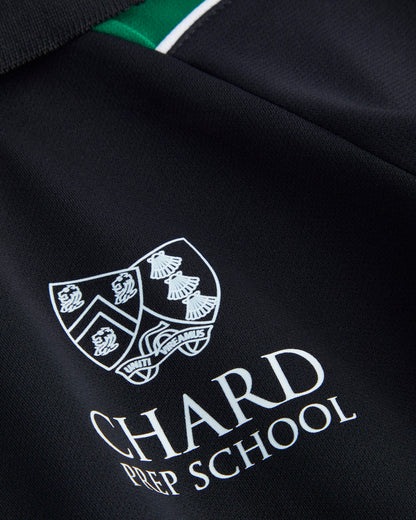 Girls Black-Green PE Top