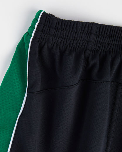 Boys Black-Green PE Shorts