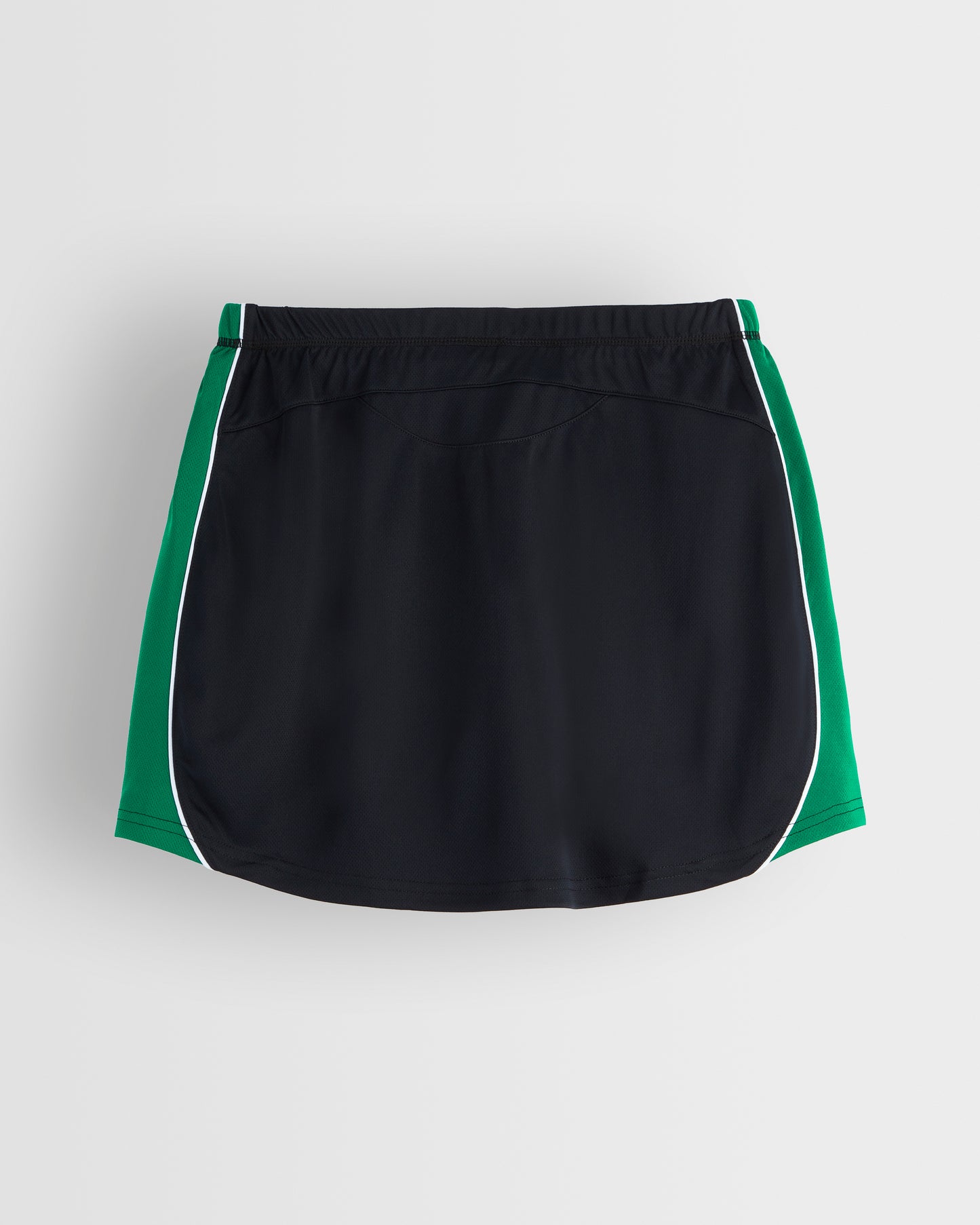 Girls Black-Green PE Skort