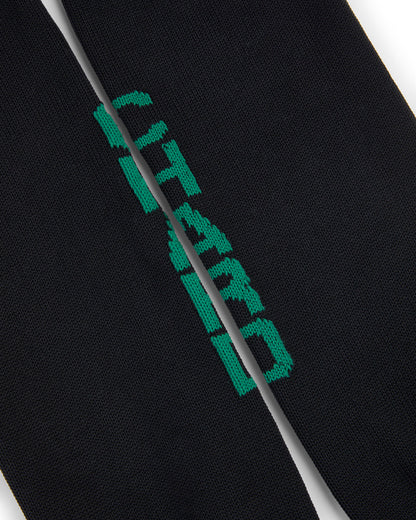 Black/Green Games Socks