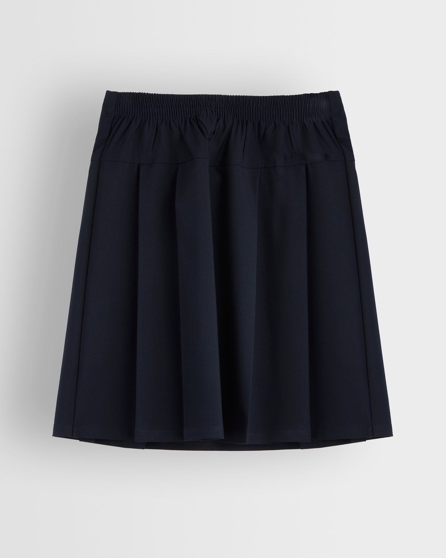 Navy Pleated Skirt