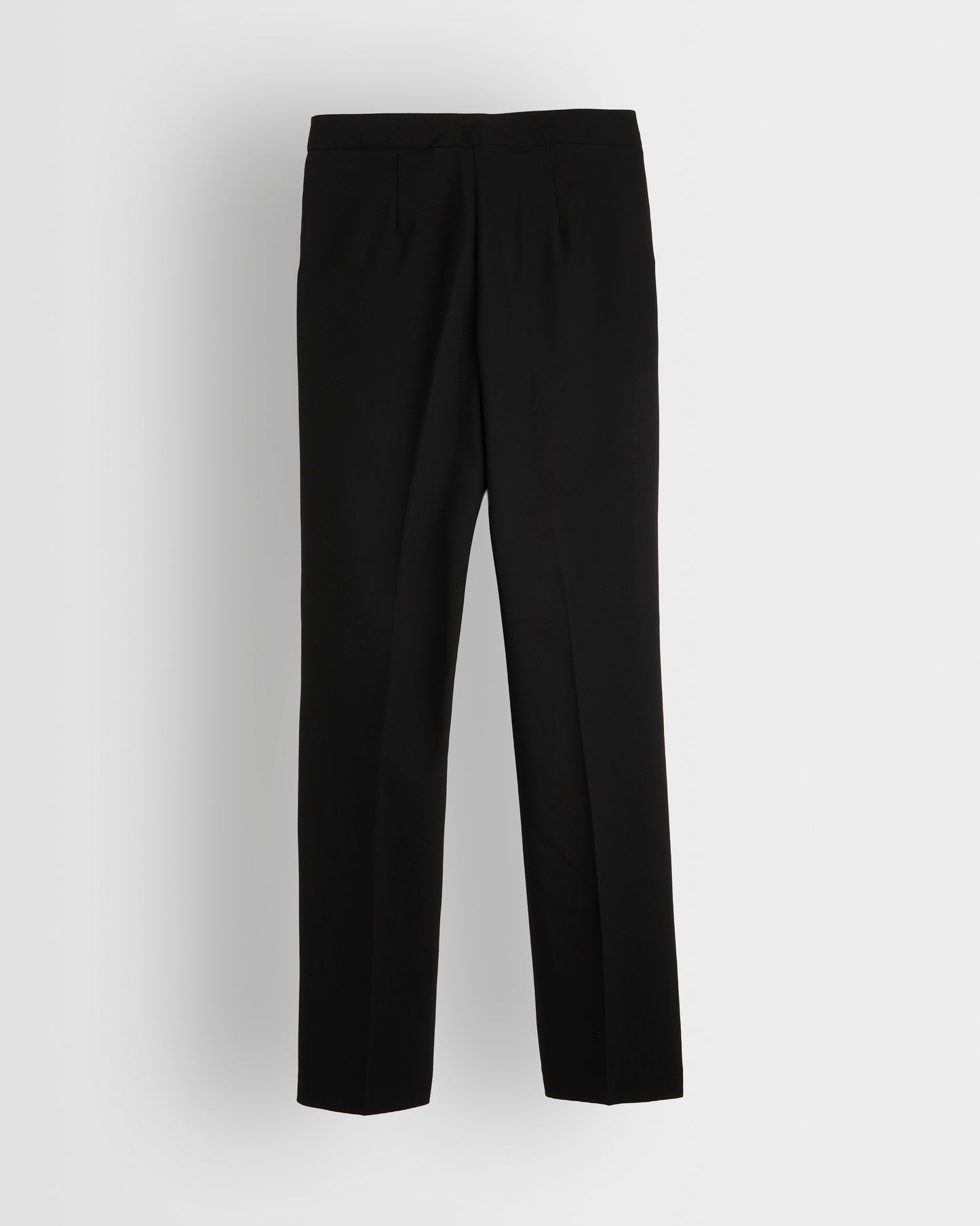 Girls Black Slim Fit Trousers with Pockets