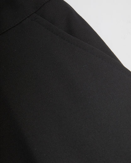 Girls Black Slim Fit Trousers with Pockets